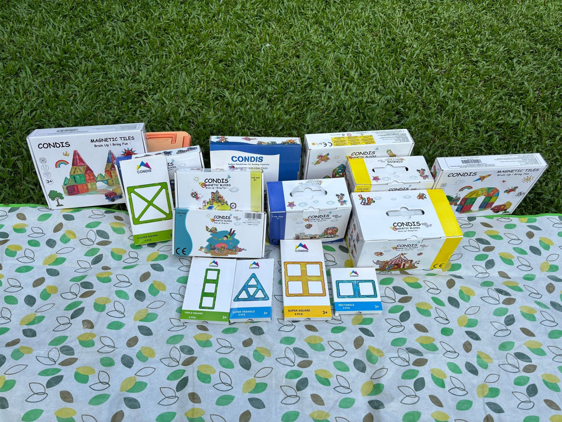 Raus aus dem Alltag: Warum Condis Magnetbausteine das perfekte Spielzeug fürs Camping sind? - Condistoys